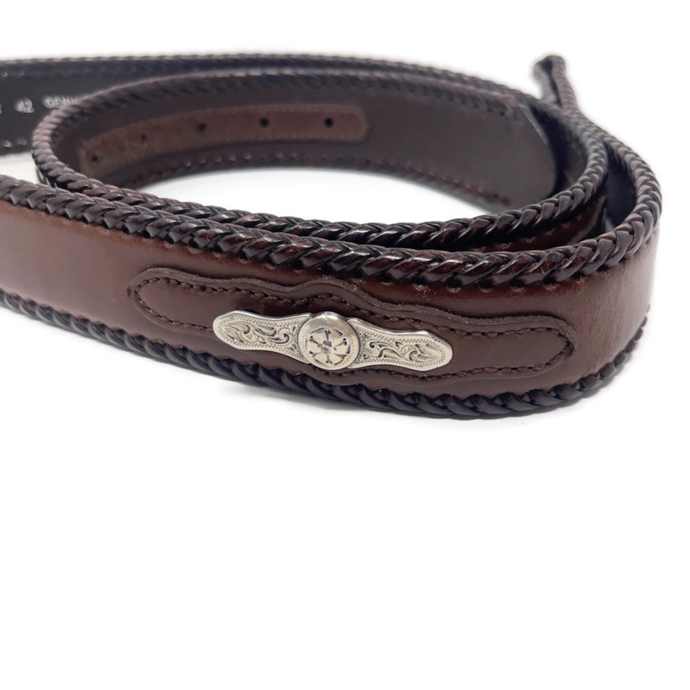Nocona Genuine Leather Belt Size 42 | Western Tooled Belt | Add Your Own Buckle